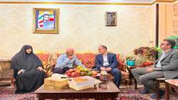 قائم مقام و معاونین سازمان بازرسی با خانواده معظم شهدا دیدار کردند